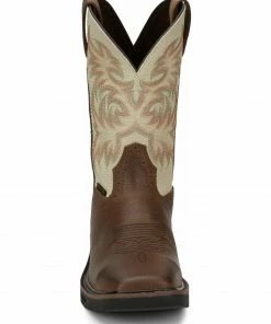 Justin Men's Driller Western Work Boots - Steel Toe -Justin Shop 2000332451 201 P5