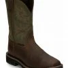 Justin Men's Driller Western Work Boots - Steel Toe