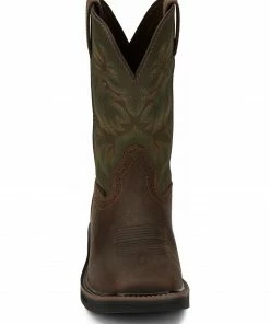 Justin Men's Driller Western Work Boots - Steel Toe -Justin Shop 2000332452 201 P5