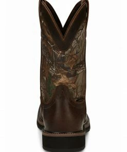 Justin Men's Trekker Waterproof Western Work Boots - Soft Toe -Justin Shop 2000332453 200 P4