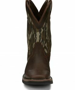 Justin Men's Trekker Waterproof Western Work Boots - Soft Toe -Justin Shop 2000332467 200 P5