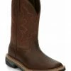 Justin Men's Carbide Western Work Boots - Soft Toe Brown 1 Justin Men's Carbide Western Work Boots - Soft Toe Brown -Justin Shop 2000334468 200 P1