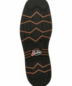 Justin Men's Carbide Western Work Boots - Soft Toe Brown -Justin Shop 2000334468 200 P7