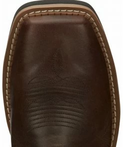 Justin Men's Carbide Western Work Boots - Composite Toe Brown -Justin Shop 2000334472 200 P6