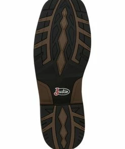 Justin Men's Waterproof Western Work Boots - Soft Toe -Justin Shop 2000334475 240 P7