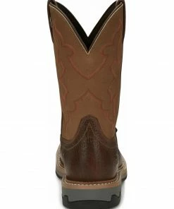 Justin Men's Carbide Western Work Boots - Composite Toe Brown 13 Justin Men's Carbide Western Work Boots - Composite Toe Brown -Justin Shop 2000334476 200 P4
