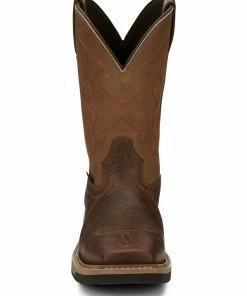Justin Men's Carbide Western Work Boots - Composite Toe Brown 14 Justin Men's Carbide Western Work Boots - Composite Toe Brown -Justin Shop 2000334476 200 P5