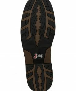 Justin Men's Fireman Black Western Boots - Square Toe 15 Justin Men's Fireman Black Western Boots - Square Toe -Justin Shop 2000334478 280 P7