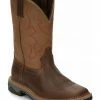 Justin Men's Carbide Western Work Boots - Soft Toe Brown 1 Justin Men's Carbide Western Work Boots - Soft Toe Brown -Justin Shop 2000334480 200 P1