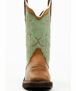 Justin Women's Raya Turquoise Western Boots - Square Toe -Justin Shop 2000335059 200 P4