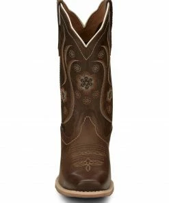 Justin Women's Jesse Brown Western Boots - Square Toe -Justin Shop 2000335066 200 P5