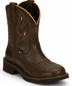Justin Women's Gemma Shetland Western Boots - Round Toe