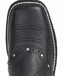 Justin Women's Mandra Black Western Boots - Square Toe -Justin Shop 2000335071 001 P6