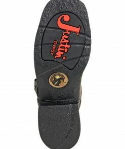 Justin Women's Mandra Black Western Boots - Square Toe -Justin Shop 2000335071 001 P7