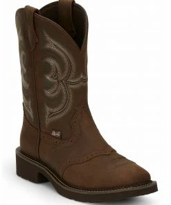 Justin Women's Inji Western Boots - Wide Square Toe