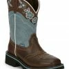 Justin Women's Starlina Western Boots - Wide Square Toe -Justin Shop 2000335074 200 P1