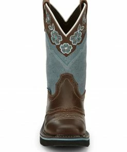 Justin Women's Starlina Western Boots - Wide Square Toe 12 Justin Women's Starlina Western Boots - Wide Square Toe -Justin Shop 2000335074 200 P4