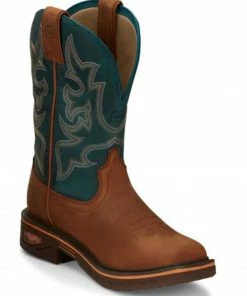 Justin Men's Resistor Western Work Boots - Soft Toe