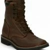 Justin Men's Stampede Lace-Up Work Boots - Soft Toe -Justin Shop 2000335254 200 P1