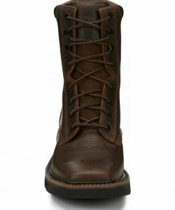 Justin Men's Stampede Lace-Up Work Boots - Soft Toe -Justin Shop 2000335254 200 P5