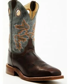 Justin Men's Bender Western Boots - Wide Square Toe