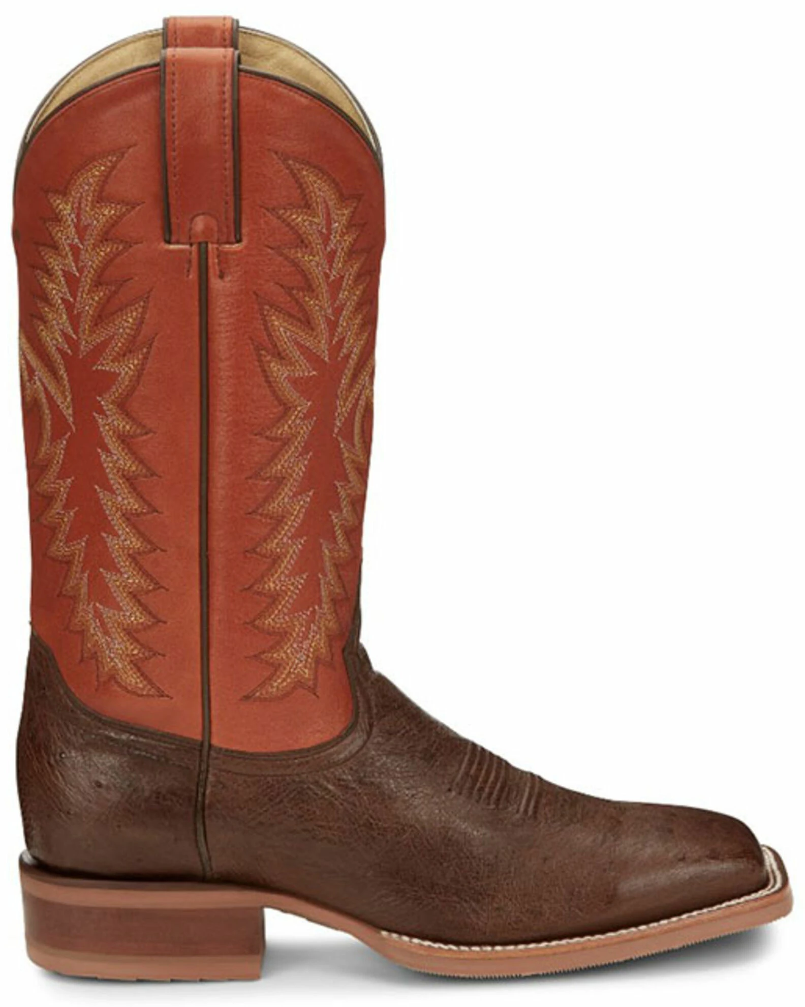 Justin Men's McLane Western Boots - Broad Square Toe 4 Justin Men's McLane Western Boots - Broad Square Toe - Image 2