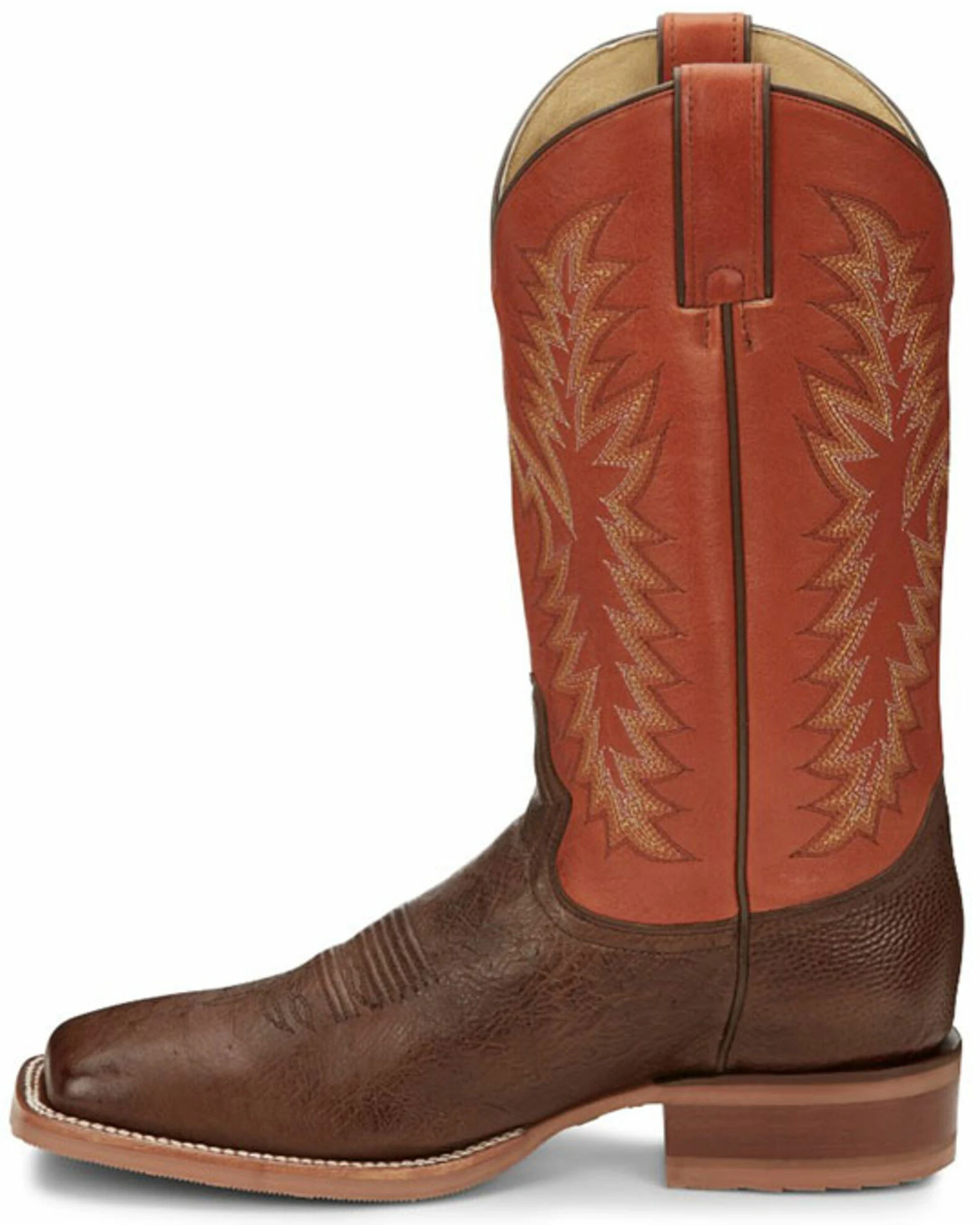 Justin Men's McLane Western Boots - Broad Square Toe 5 Justin Men's McLane Western Boots - Broad Square Toe - Image 3