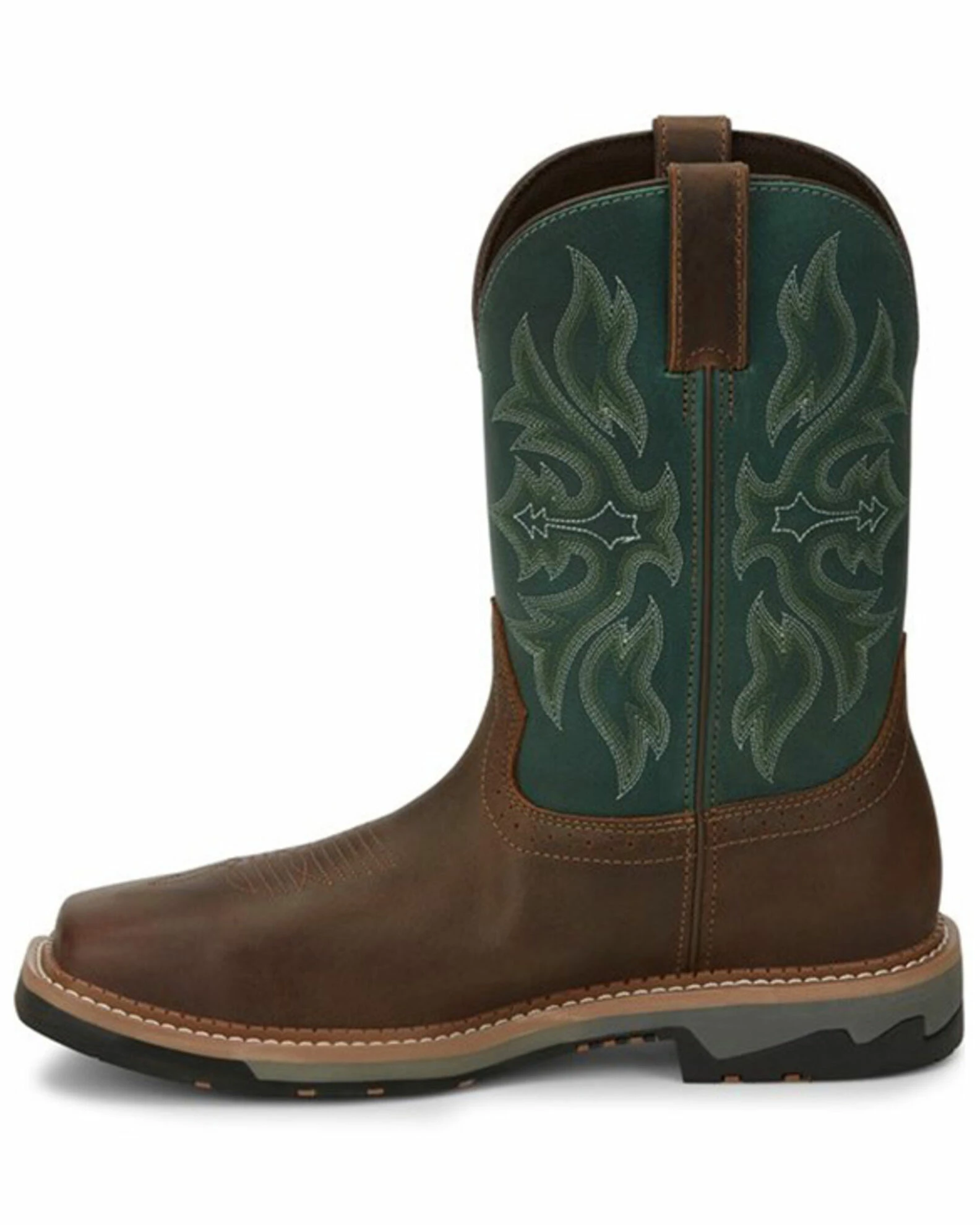 Justin Men's Bolt Western Work Boots - Composite Toe 5 Justin Men's Bolt Western Work Boots - Composite Toe - Image 3