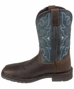 Justin Men's Amarillo Slate Waterproof Western Work Boots - Soft Toe -Justin Shop 2000340812 200 P3