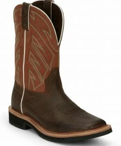 Justin Men's Electrician Western Work Boots - Soft Toe