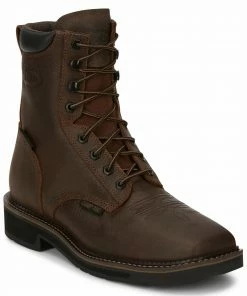 Justin Men's Driller Waterproof Work Boots - Composite Toe