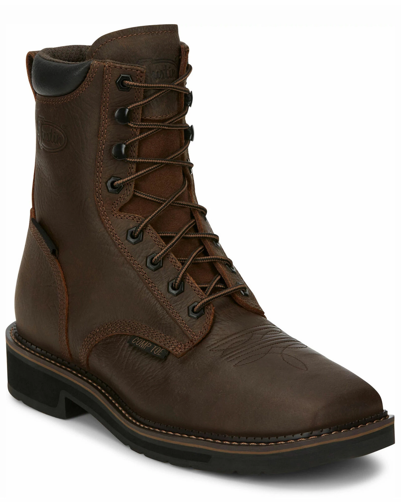 Justin Men's Driller Waterproof Work Boots - Composite Toe 3 Justin Men's Driller Waterproof Work Boots - Composite Toe