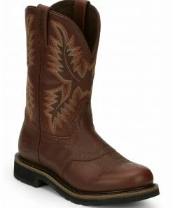 Justin Men's Superintendent Western Work Boots - Soft Toe