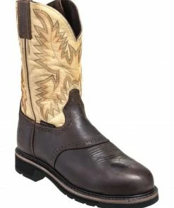 Justin Men's Superintendent Western Work Boots - Steel Toe