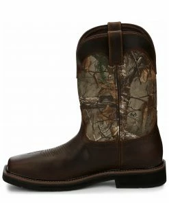 Justin Men's Trekker Waterproof Western Work Boots - Composite Toe -Justin Shop 2000340826 340 P3