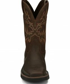 Justin Men's Driller Western Work Boots - Soft Toe -Justin Shop 2000340827 280 P5