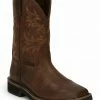 Justin Men's Driller Western Work Boots - Steel Toe
