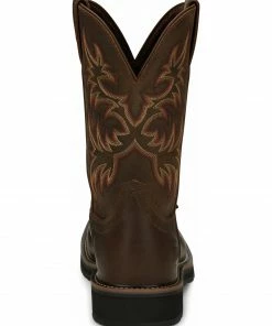 Justin Men's Driller Western Work Boots - Steel Toe -Justin Shop 2000340828 280 P4