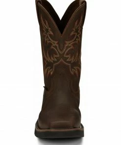 Justin Men's Driller Western Work Boots - Steel Toe -Justin Shop 2000340828 280 P5