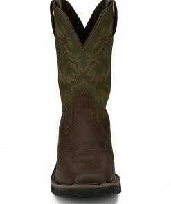 Justin Men's Driller Western Work Boots - Soft Toe -Justin Shop 2000340830 201 P5