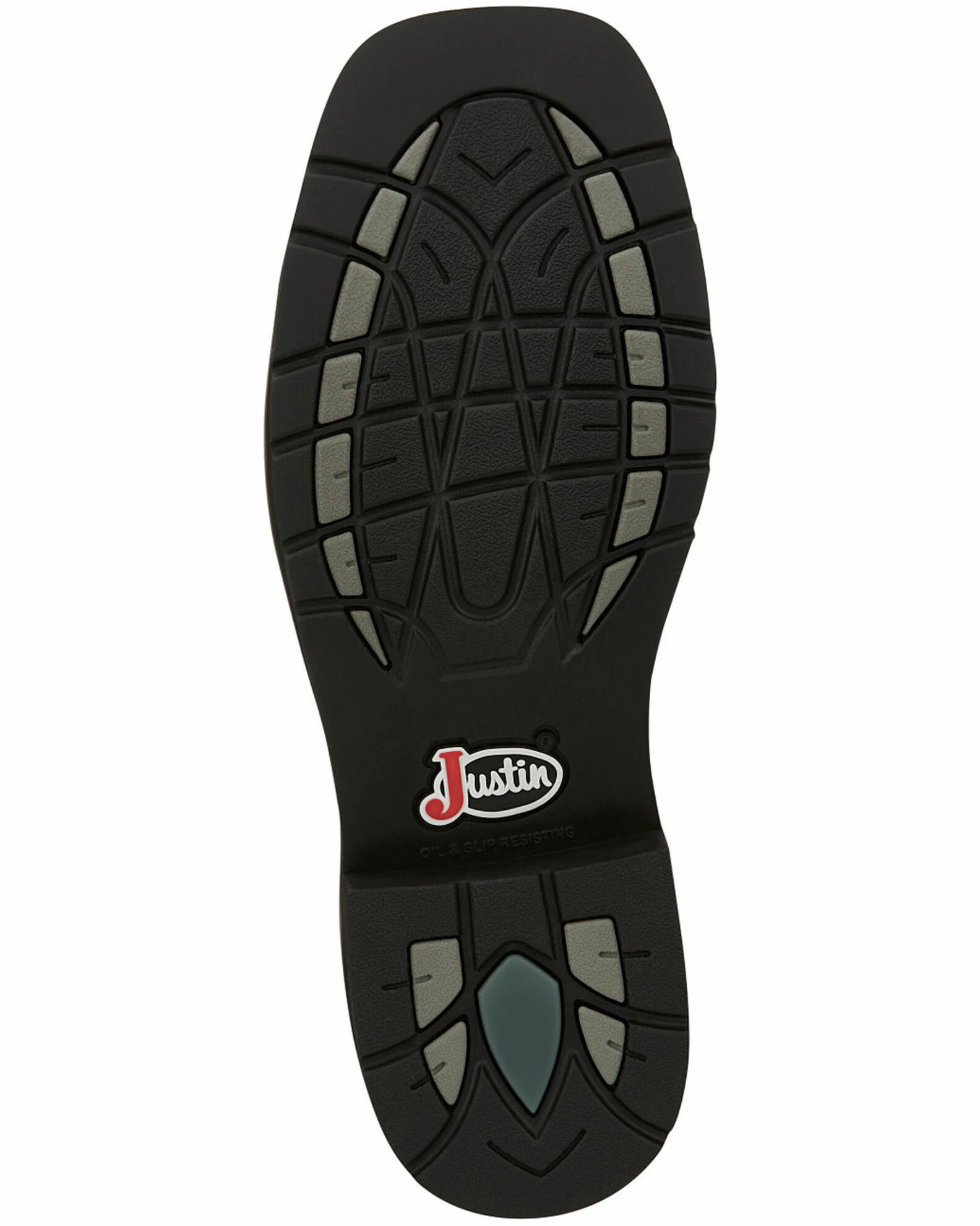 Justin Men's Driller Western Work Boots - Steel Toe Tan 9 Justin Men's Driller Western Work Boots - Steel Toe Tan - Image 7