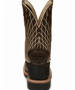 Justin Men's Derrickman Western Work Boots - Composite Toe -Justin Shop 2000340836 235 P4