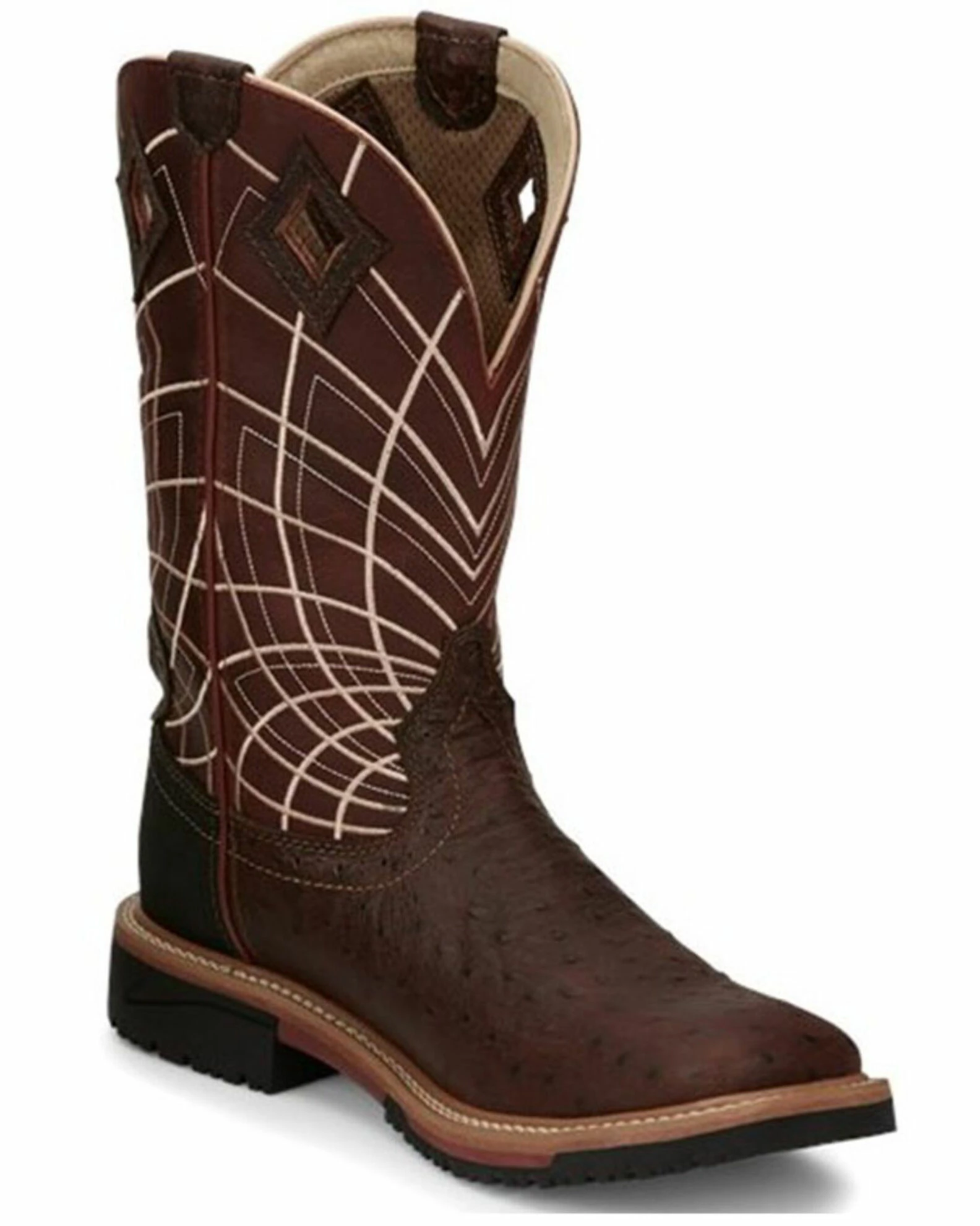 Justin Men's Derrickman Western Work Boots - Soft Toe 3 Justin Men's Derrickman Western Work Boots - Soft Toe