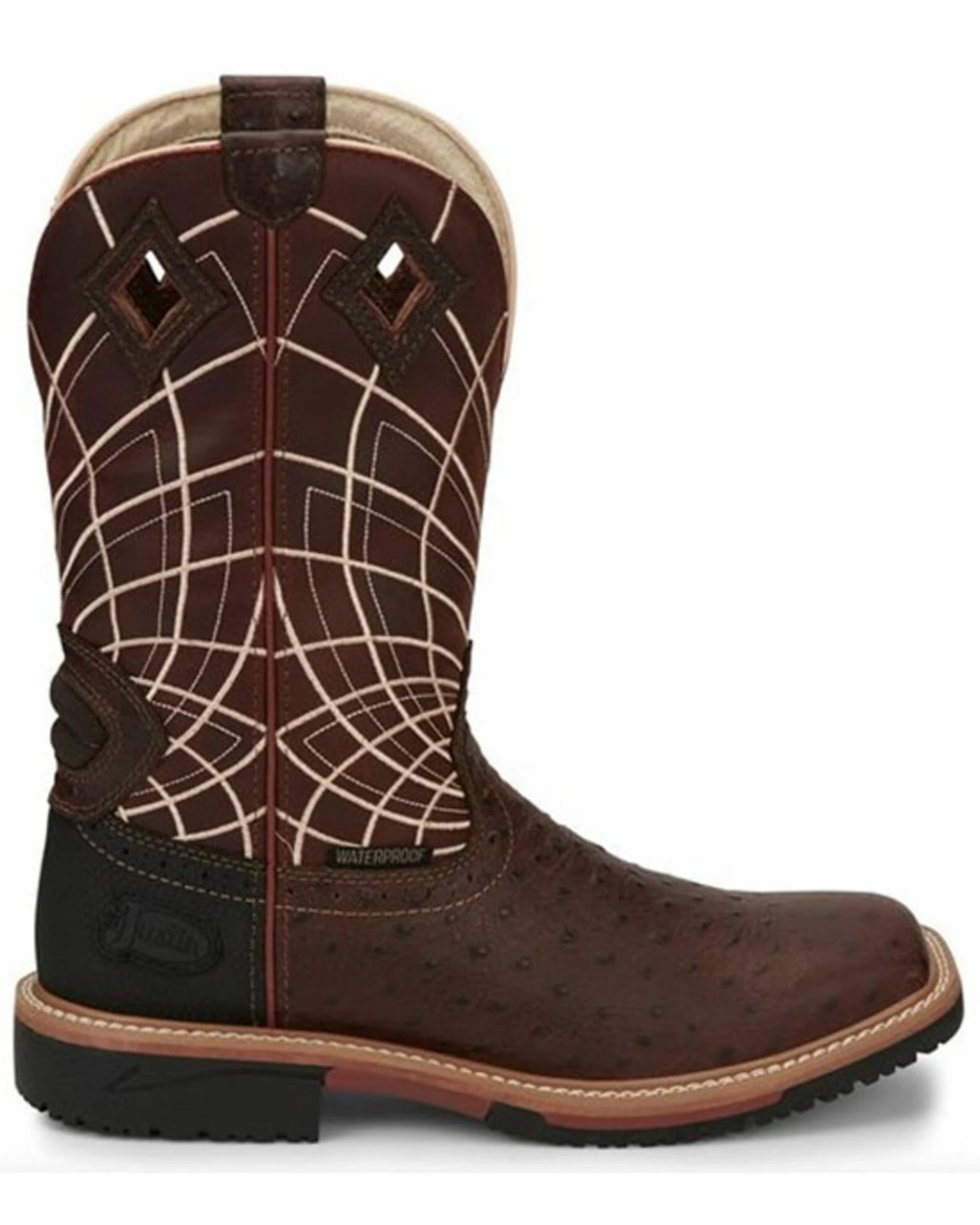 Justin Men's Derrickman Western Work Boots - Soft Toe 4 Justin Men's Derrickman Western Work Boots - Soft Toe - Image 2