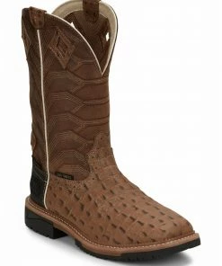 Justin Men's Derrickman Western Work Boots - Composite Toe