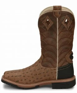 Justin Men's Derrickman Western Work Boots - Composite Toe -Justin Shop 2000340868 290 P3