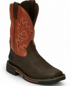 Justin Men's Joist Western Work Boots - Soft Toe