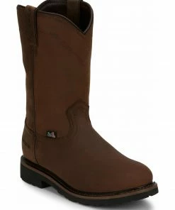 Justin Men's Drywall Waterproof Work Boots - Soft Toe