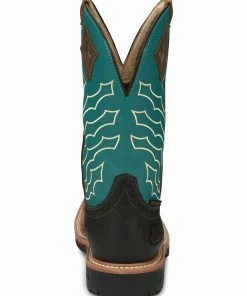 Justin Men's Derrickman Western Work Boots - Steel Toe -Justin Shop 2000340872 281 P4