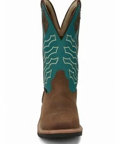 Justin Men's Derrickman Western Work Boots - Steel Toe -Justin Shop 2000340872 281 P5